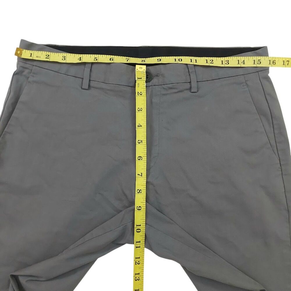Bonobos Slim Straight Athletic Pants Mens 30x32 Gray Flat Front Stretch Golf - Picture 11 of 12